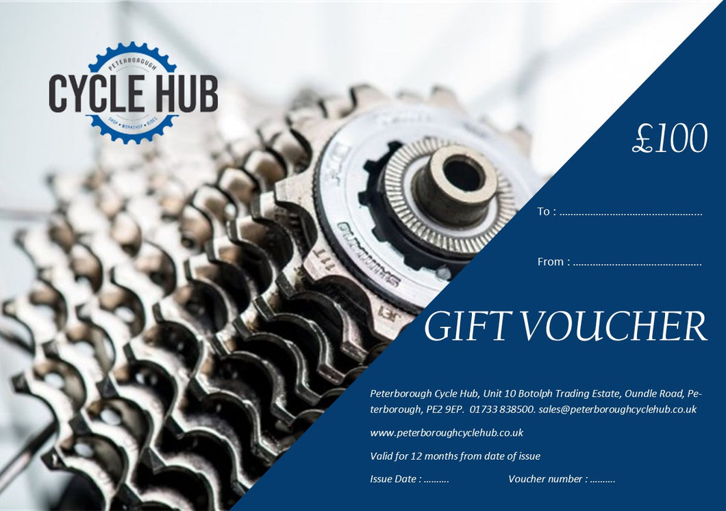 Peterborough Cycle Hub Gift Vouchers